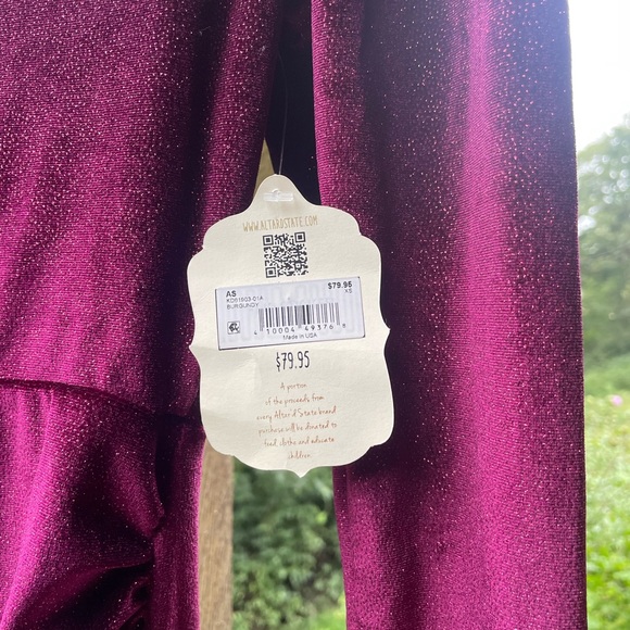 NWT Alterd State The Samantha Dress Burgundy - Picture 7 of 10
